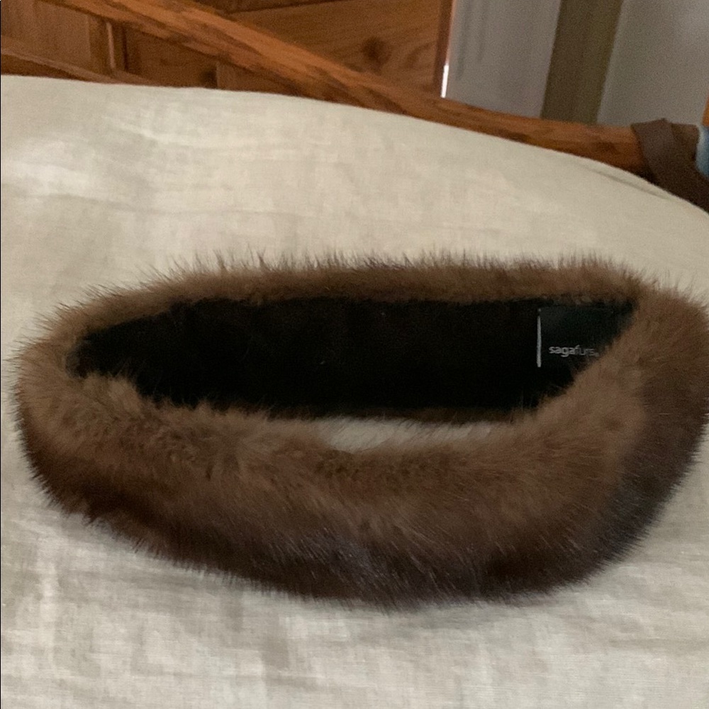 Mink headband